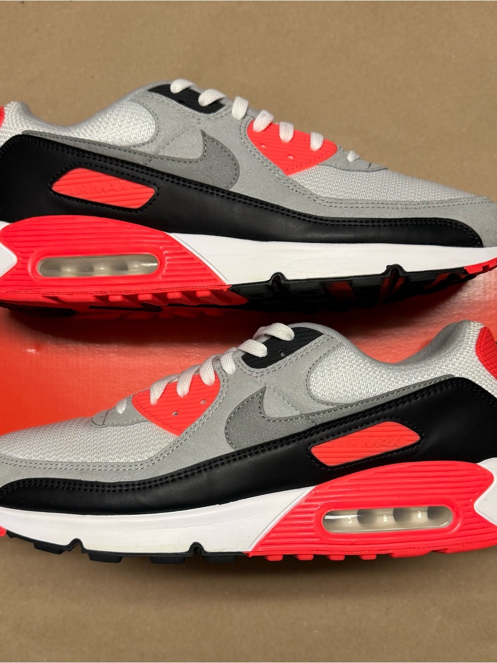 Nike Air Max 90 OG Infrared 2020 Mens sz 14 Running Shoes Rare!